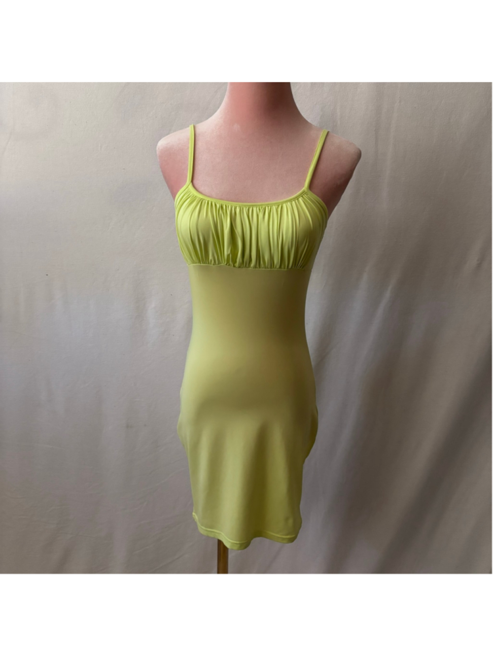Verge Girl Rough Rider Neon Lime Green Bodycon Mini Dress NWT AU 6 / US XS
